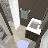 Bathroom & laundry/clothes closet