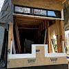 Opening prepped for the window.